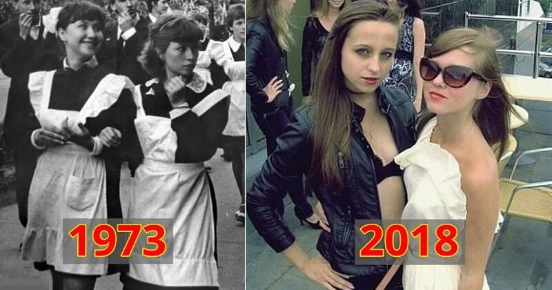 Вот как менялись выпускники за последние 40 лет