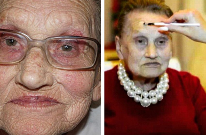  La petite-fille a maquillé sa grand-mère de 80 ans et la grand-mère est maintenant une star d’Internet.
